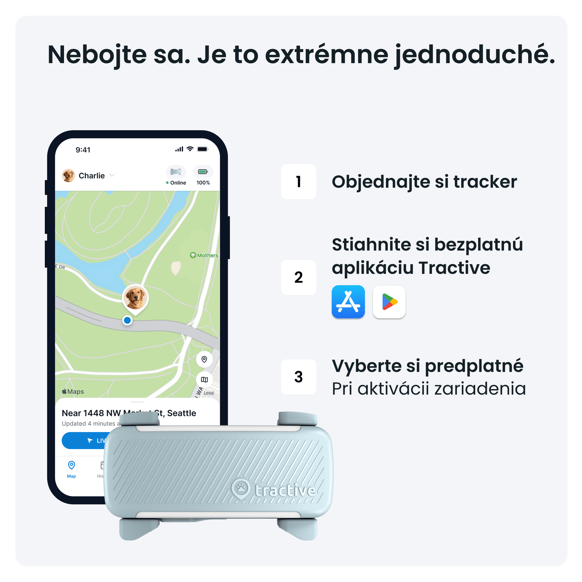 Tractive DOG 6 - Handla på Gaston
