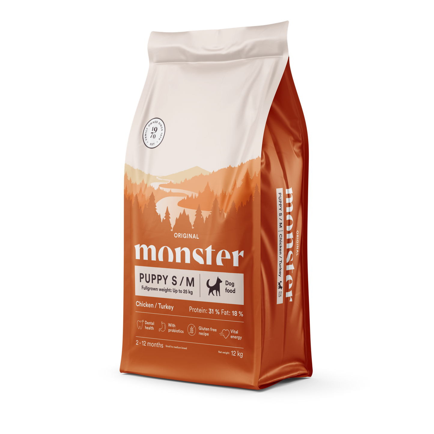 Monster Dog Original Puppy S/M Chicken/Turkey
