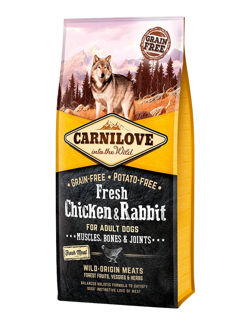 Carnilove Fresh Chicken & Rabbit for Adult - Handla på Gaston