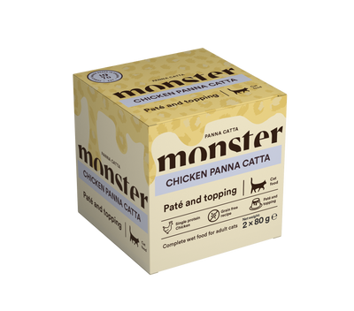 Monster Cat Chicken Panna Catta 2-pack