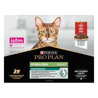 Purina Pro Plan Adult Sterilised Maintenance Beef