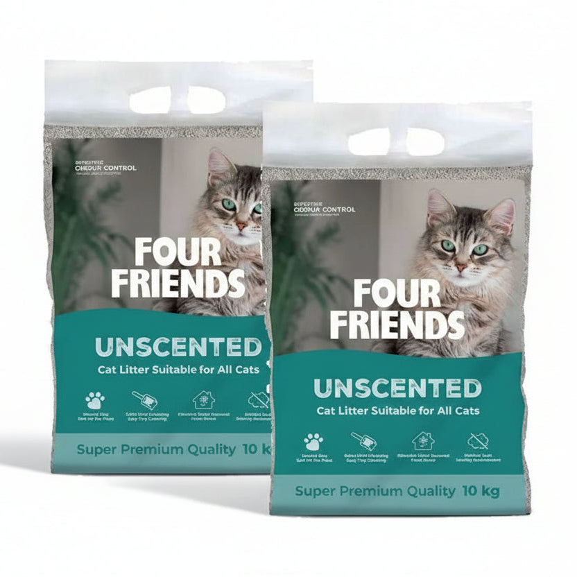 FourFriends Cat Litter Unscented 2-pack