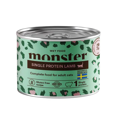 Monster Cat Adult Single Protein Lamb Can