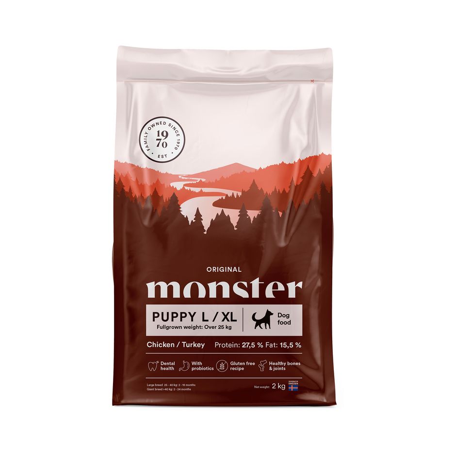Monster Dog Classic Pure Poultry Puppy L/XL