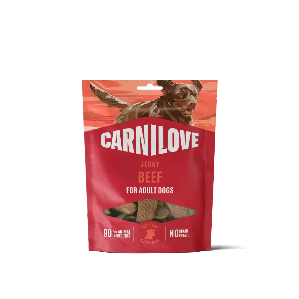 Carnilove Dog Jerky Beef fillet - Handla på Gaston