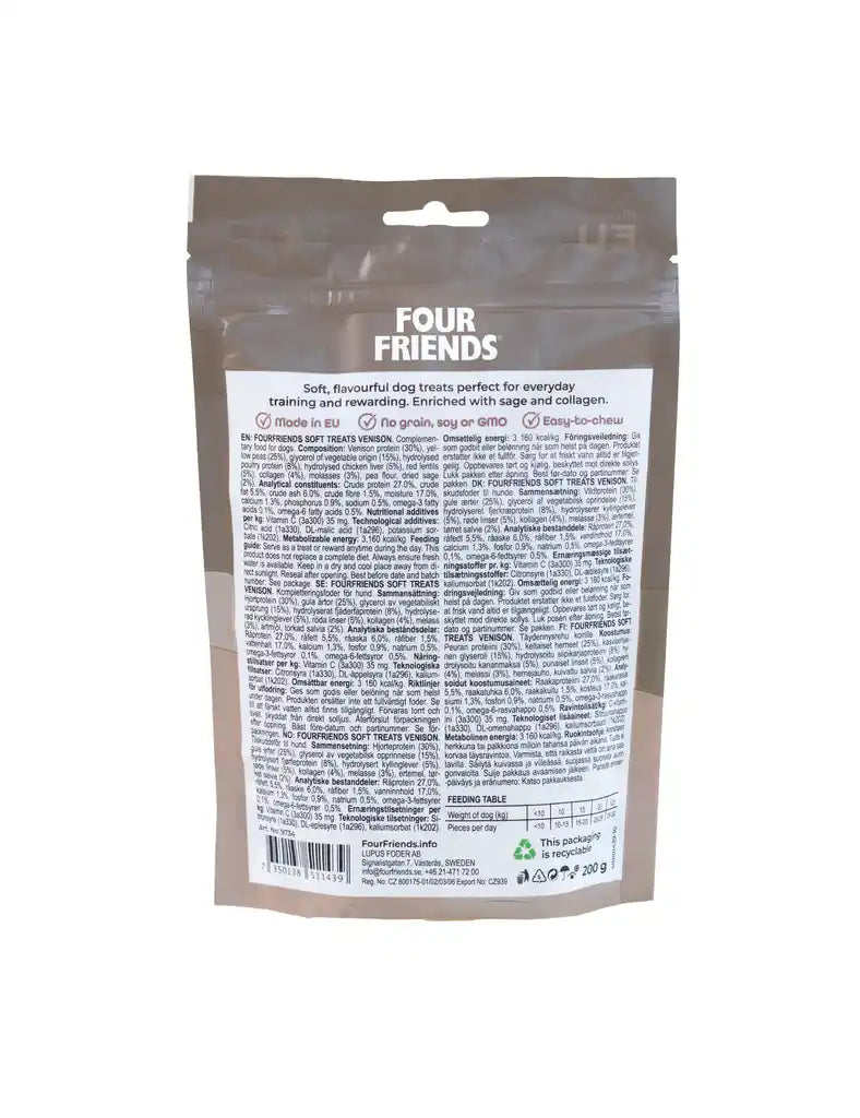 FourFriends Soft Treats Venison