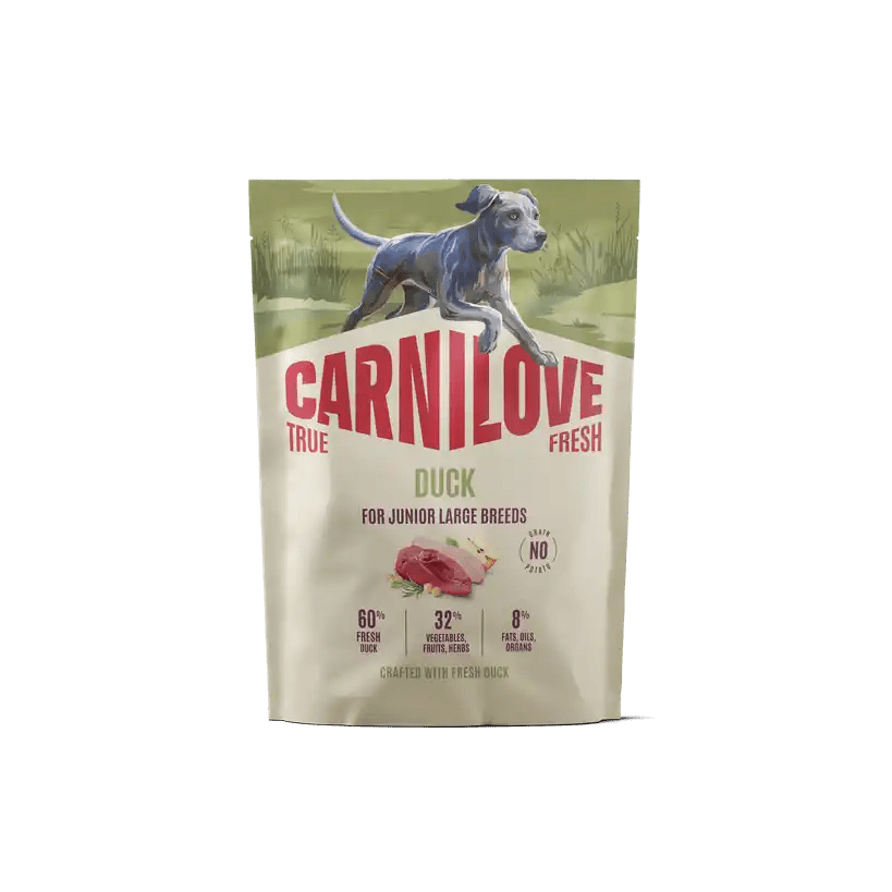 Carnilove True Fresh Dog Dry Duck for Junior Large Breeds - Handla på Gaston