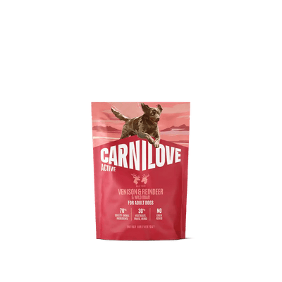Carnilove Active Dog Dry Venison & Reindeer & Wild Boar for Active Adults - Handla på Gaston
