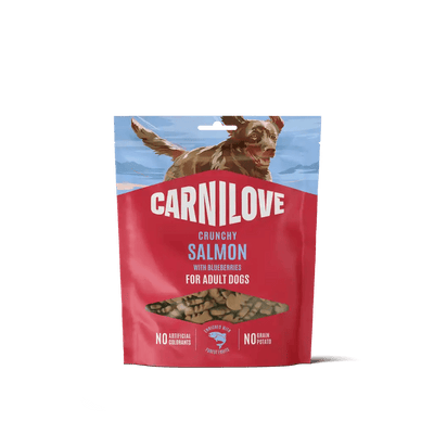 Carnilove Dog Crunchy Snack Salmon with Blueberries - Handla på Gaston