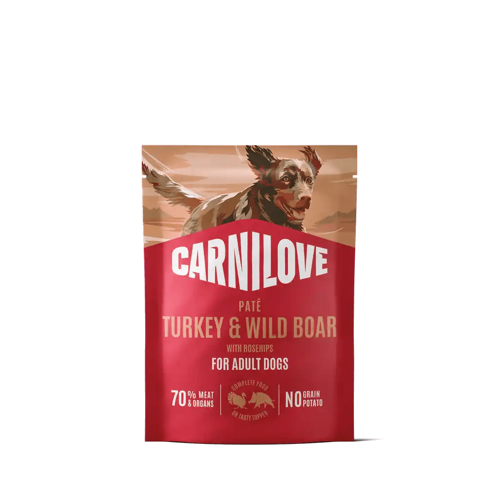 Carnilove Dog Pouch Paté Turkey & Wildboar with Rosehips - Handla på Gaston