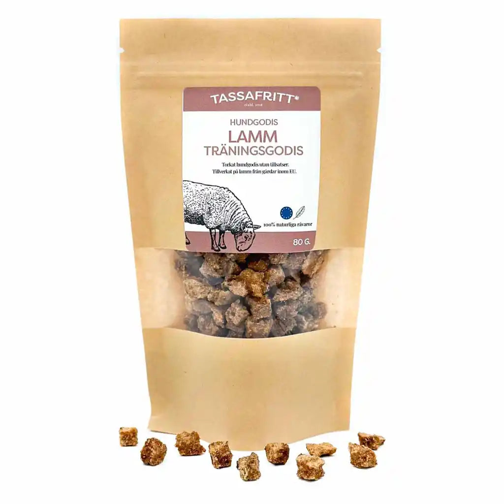 TassaFritt Lamm träningsgodis 80 gram