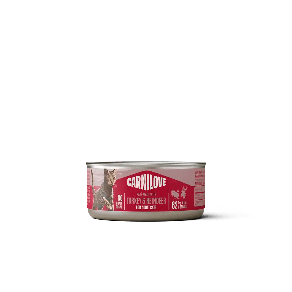 Carnilove Cat Can Paté Turkey & Reindeer - Handla på Gaston