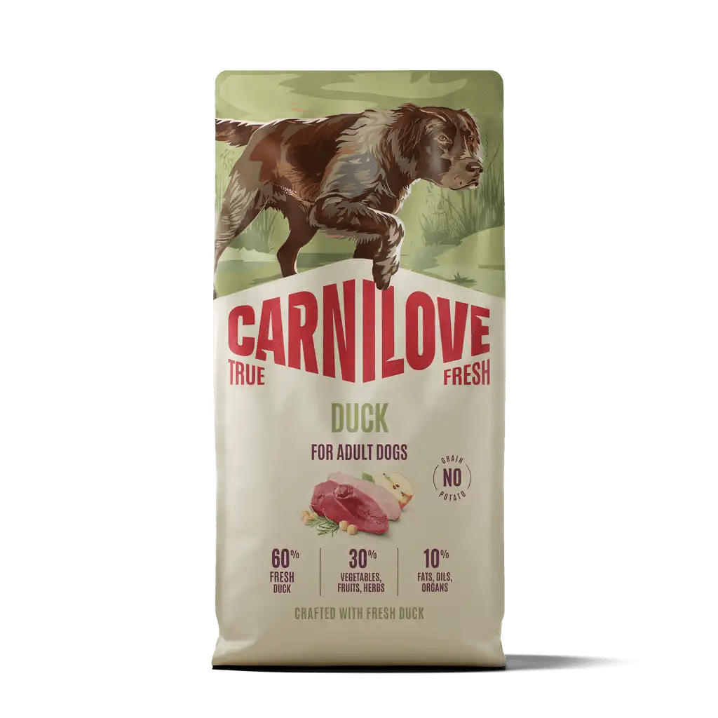 Carnilove True Fresh Dog Dry Duck for Adult All Breeds - Handla på Gaston