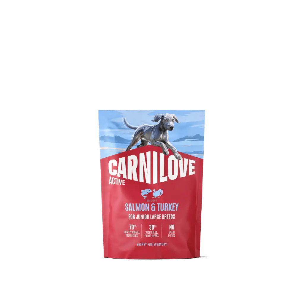 Carnilove Active Dog Dry Salmon & Turkey for Junior Large Breeds - Handla på Gaston