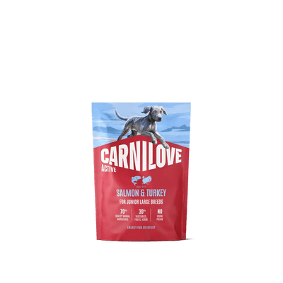 Carnilove Active Dog Dry Salmon & Turkey for Junior Large Breeds - Handla på Gaston