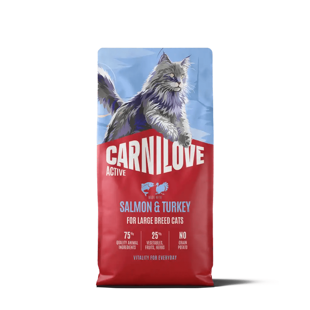 Carnilove Active Cat Dry Salmon & Turkey for Adult Large Breeds - Handla på Gaston