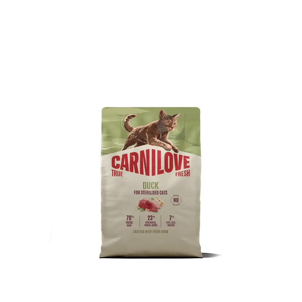 Carnilove True Fresh Cat Dry Duck for Sterilised Adult All Breeds - Handla på Gaston