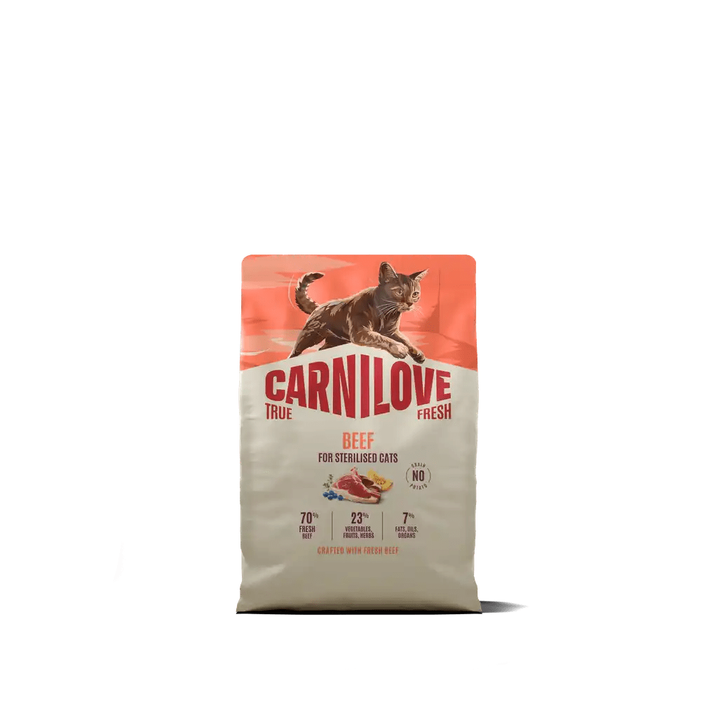 Carnilove True Fresh Cat Dry Beef for Sterilised Adult All Breeds - Handla på Gaston