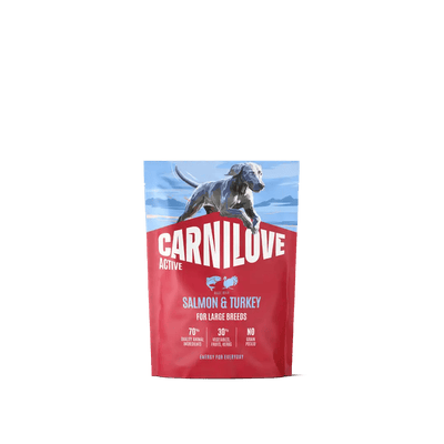 Carnilove Active Dog Dry Salmon & Turkey for Adult Large Breeds - Handla på Gaston