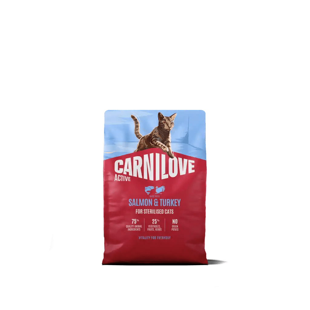 Carnilove Active Cat Dry Salmon & Turkey for Sterilised Adult All Breeds - Handla på Gaston