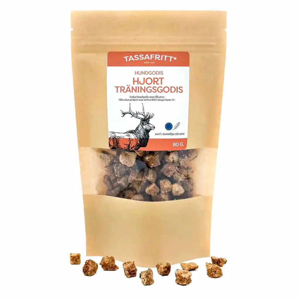 TassaFritt Hjort träningsgodis 80 gram