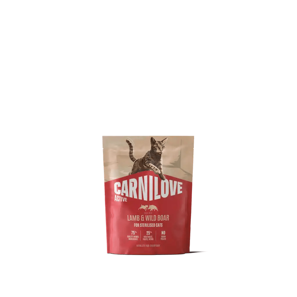 Carnilove Active Cat Dry Lamb & Wild boar for Sterilised Adult All Breeds - Handla på Gaston