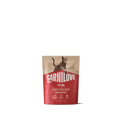 Carnilove Active Cat Dry Lamb & Wild boar for Sterilised Adult All Breeds - Handla på Gaston