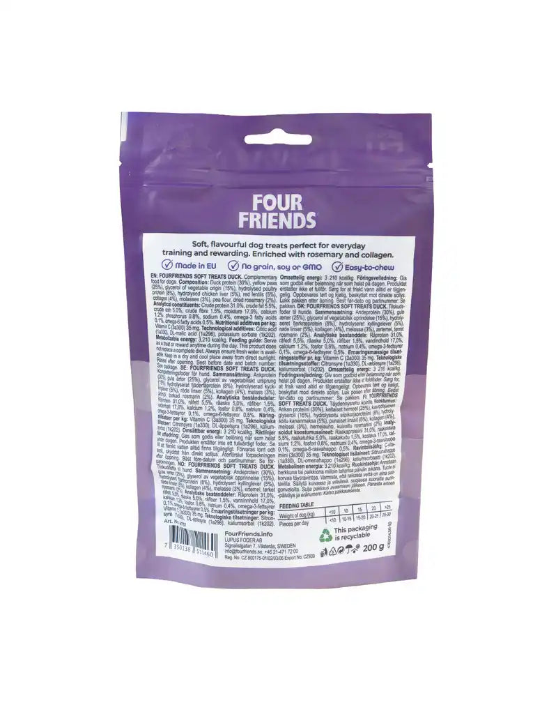 FourFriends Soft Treats Duck