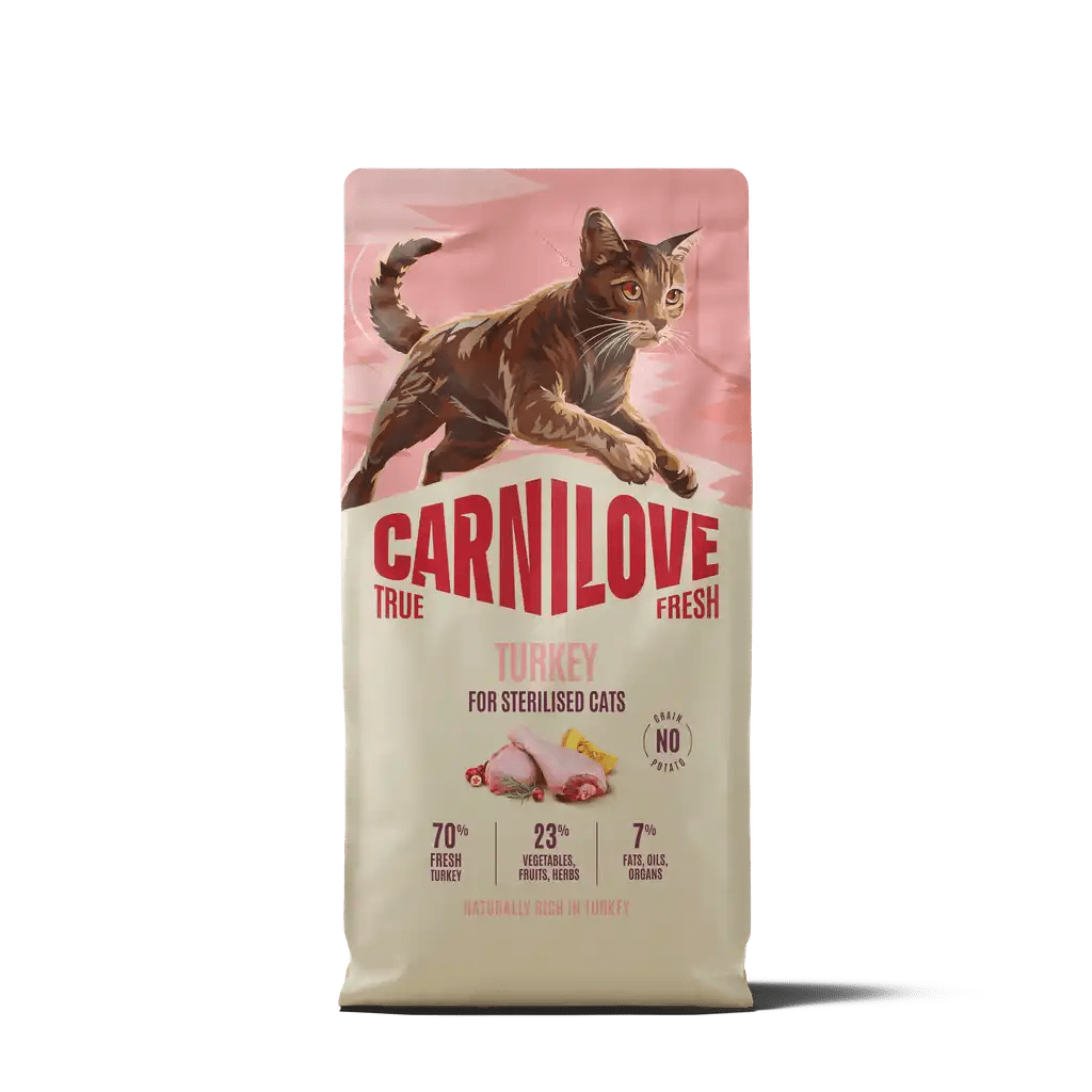 Carnilove True Fresh Cat Dry Turkey for Sterilised Adult All Breeds - Handla på Gaston