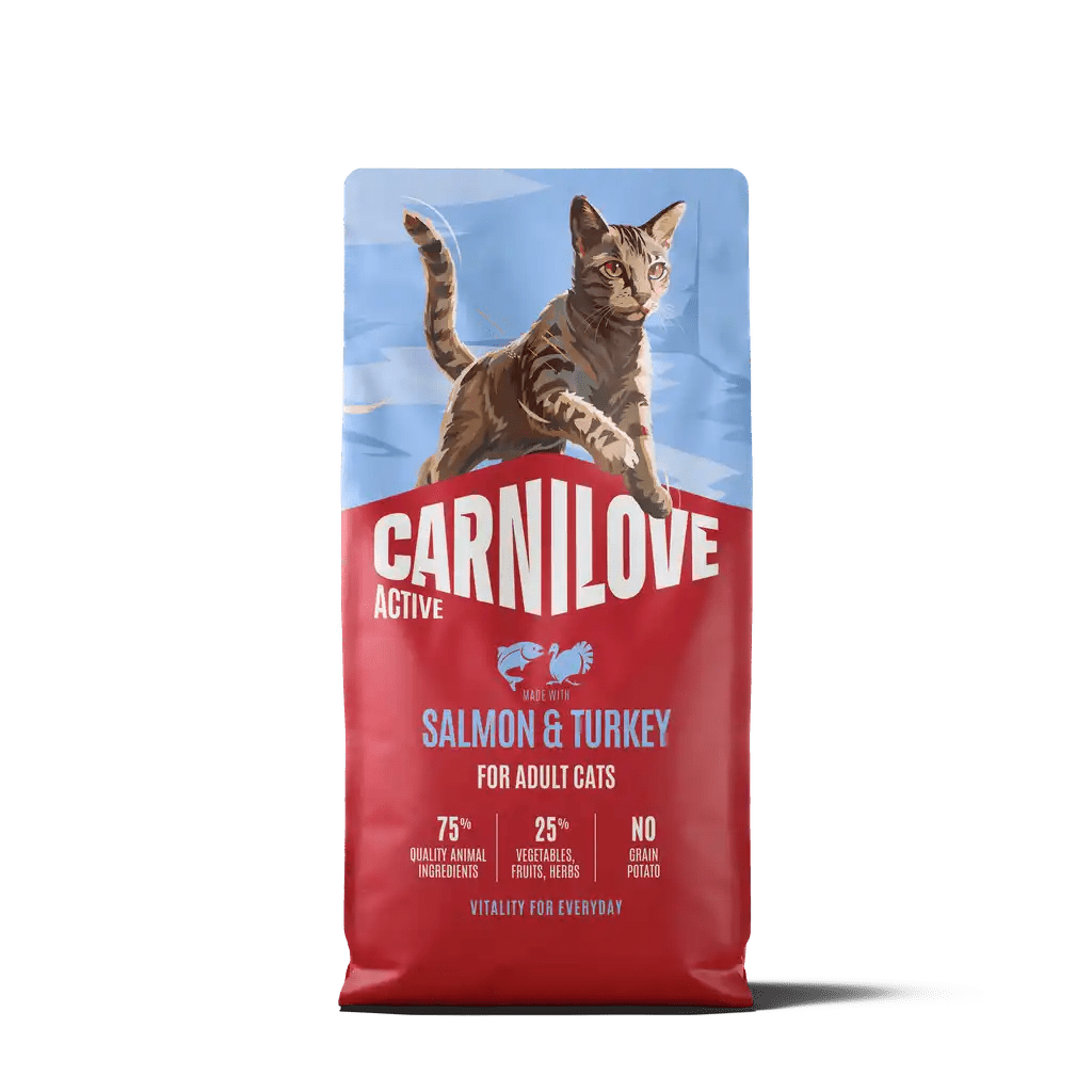 Carnilove Active Cat Dry Salmon & Turkey for Adult All Breeds - Handla på Gaston