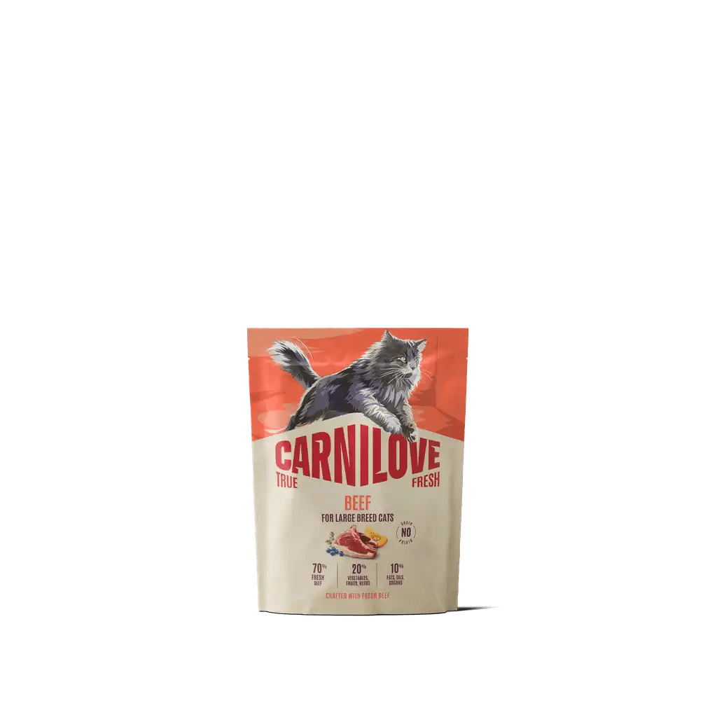 Carnilove True Fresh Cat Dry Beef for Adult Large Breeds - Handla på Gaston
