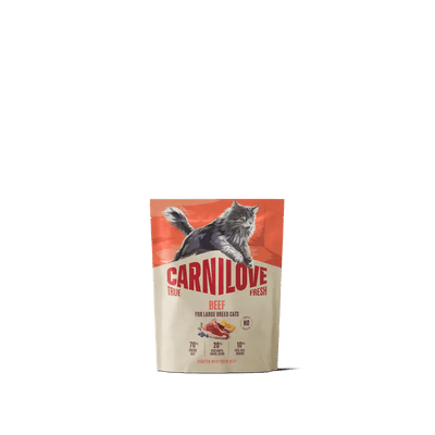 Carnilove True Fresh Cat Dry Beef for Adult Large Breeds - Handla på Gaston