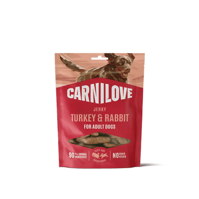Carnilove Dog Jerky Turkey & Rabbit - Handla på Gaston