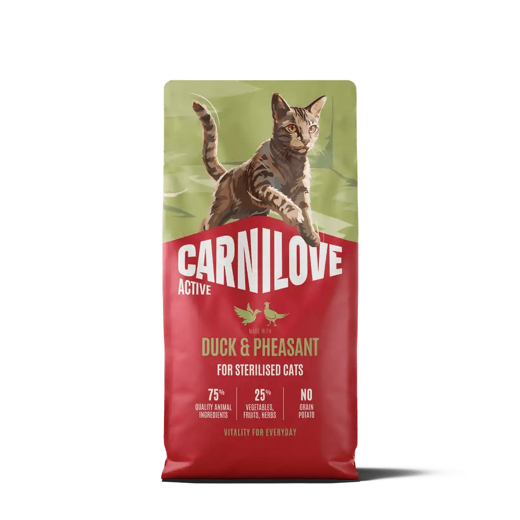 Carnilove Active Cat Dry Duck & Pheasant for Sterilised Adult All Breeds - Handla på Gaston