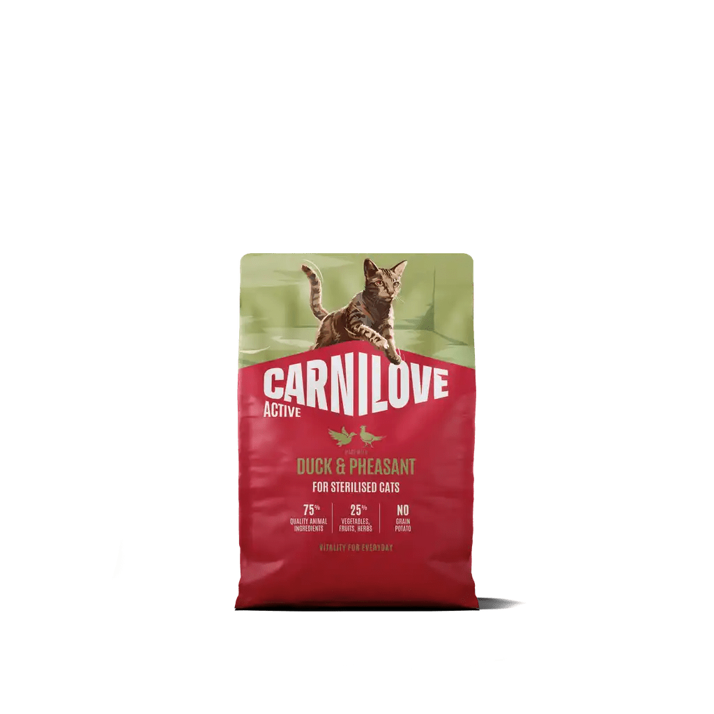 Carnilove Active Cat Dry Duck & Pheasant for Sterilised Adult All Breeds - Handla på Gaston