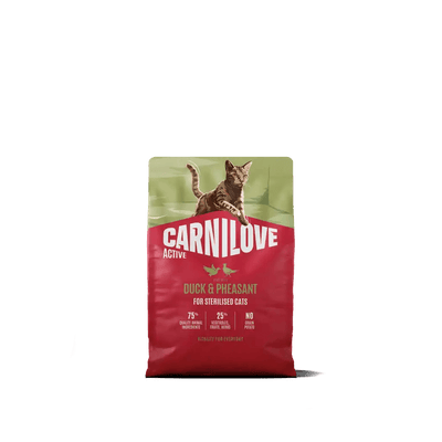 Carnilove Active Cat Dry Duck & Pheasant for Sterilised Adult All Breeds - Handla på Gaston