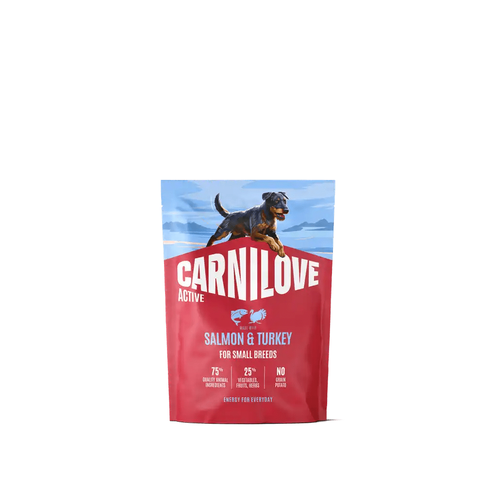 Carnilove Active Dog Dry Salmon & Turkey for Adult Small Breeds - Handla på Gaston