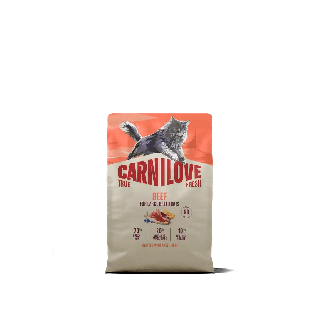 Carnilove True Fresh Cat Dry Beef for Adult Large Breeds - Handla på Gaston