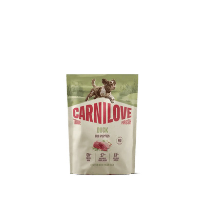 Carnilove True Fresh Dog Dry Duck for Puppies - Handla på Gaston