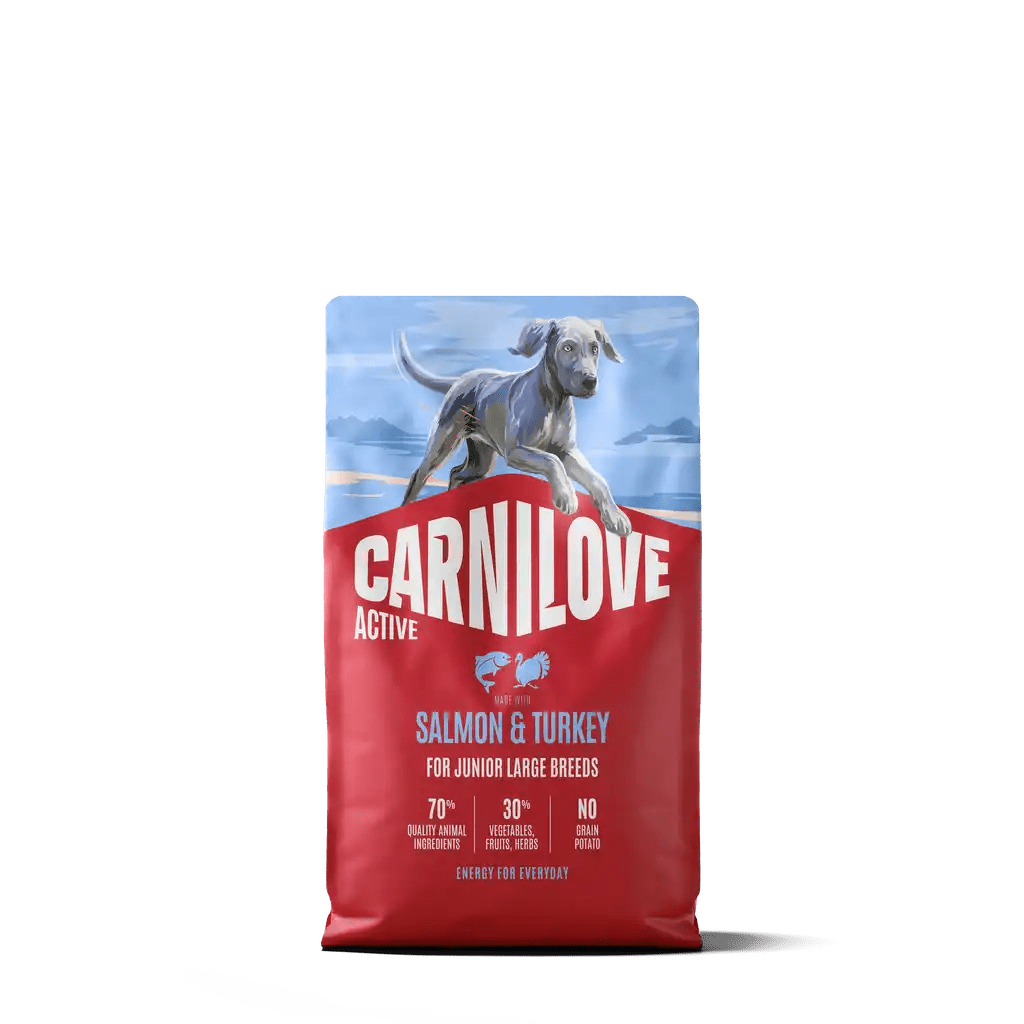 Carnilove Active Dog Dry Salmon & Turkey for Junior Large Breeds - Handla på Gaston