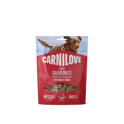 Carnilove Dog Soft snack Sardines enriched with Wild garlic - Handla på Gaston