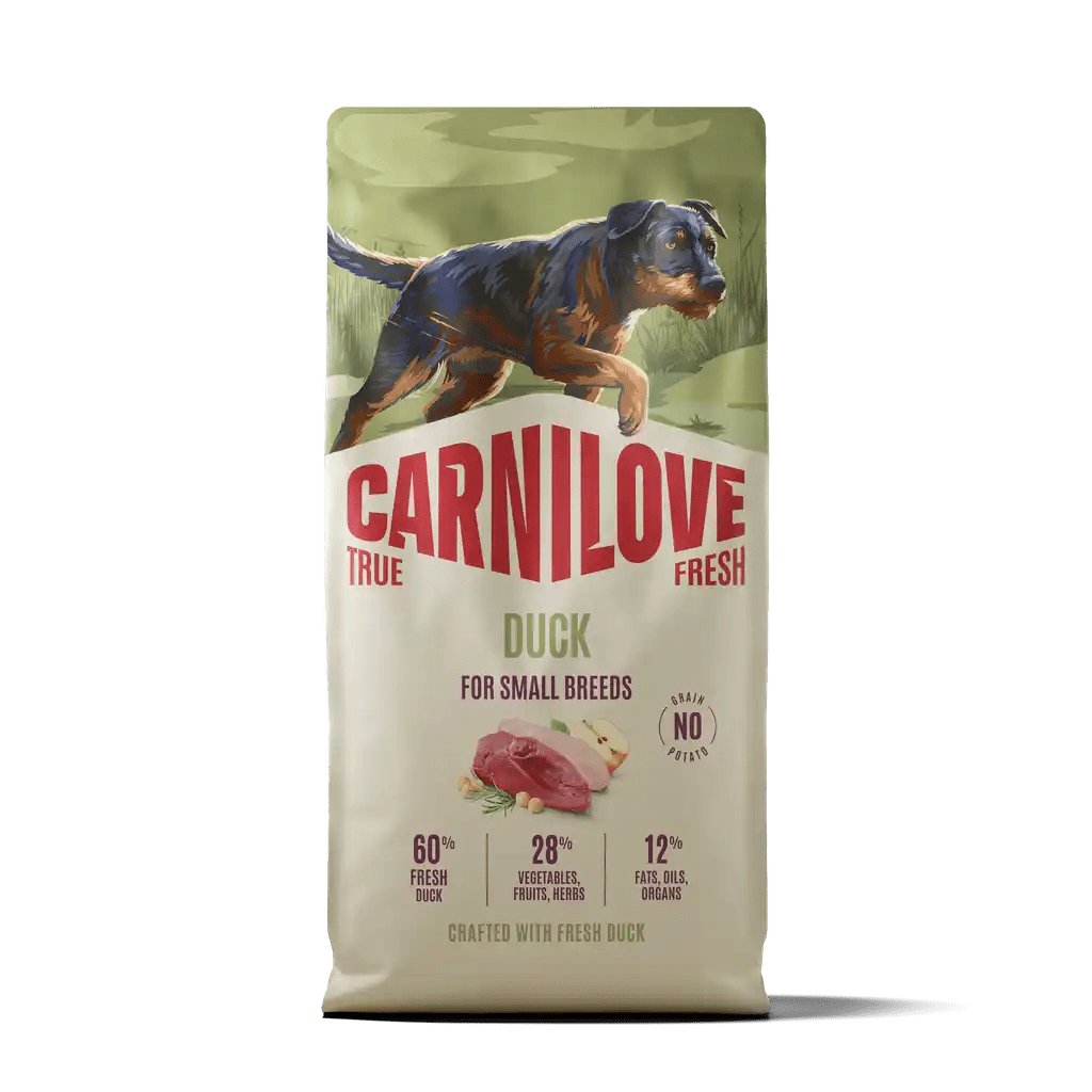 Carnilove True Fresh Dog Dry Duck for Adult Small Breeds - Handla på Gaston