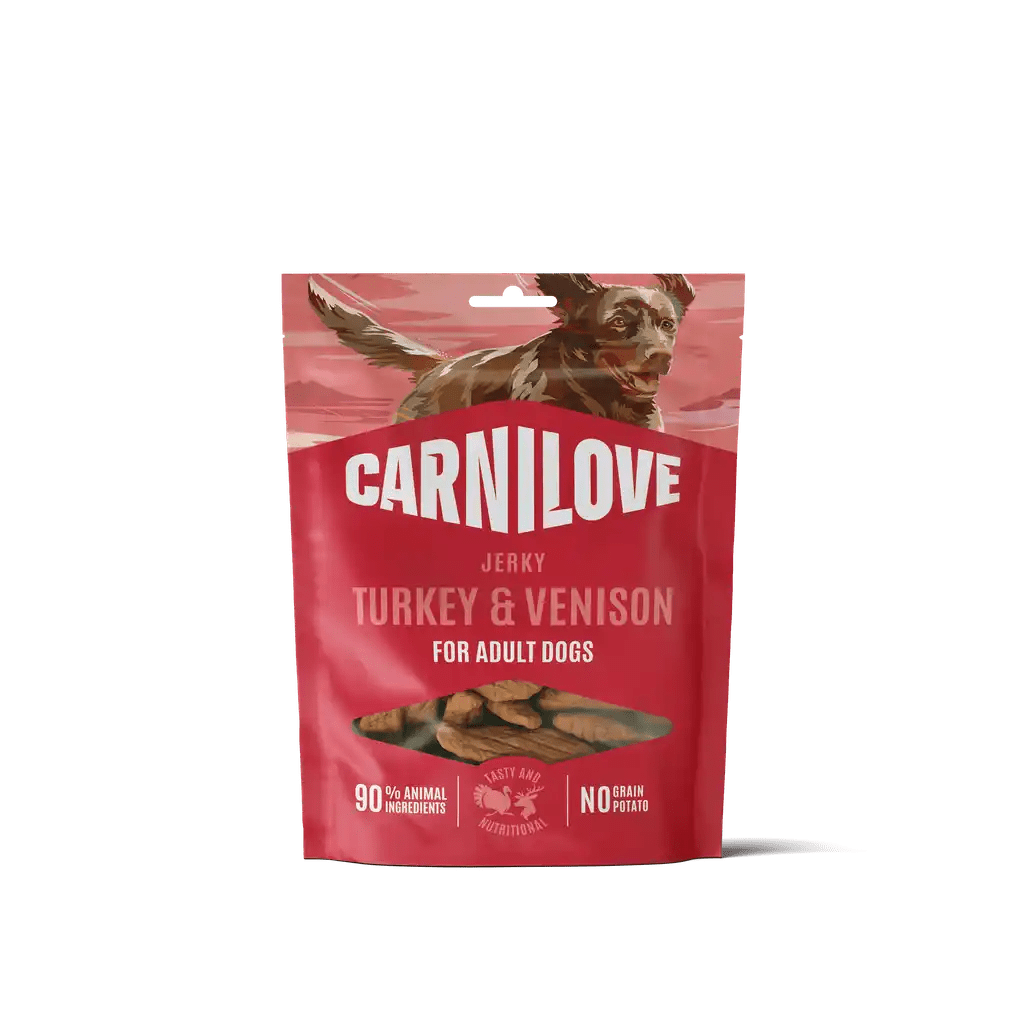 Carnilove Dog Jerky Turkey with Venison - Handla på Gaston