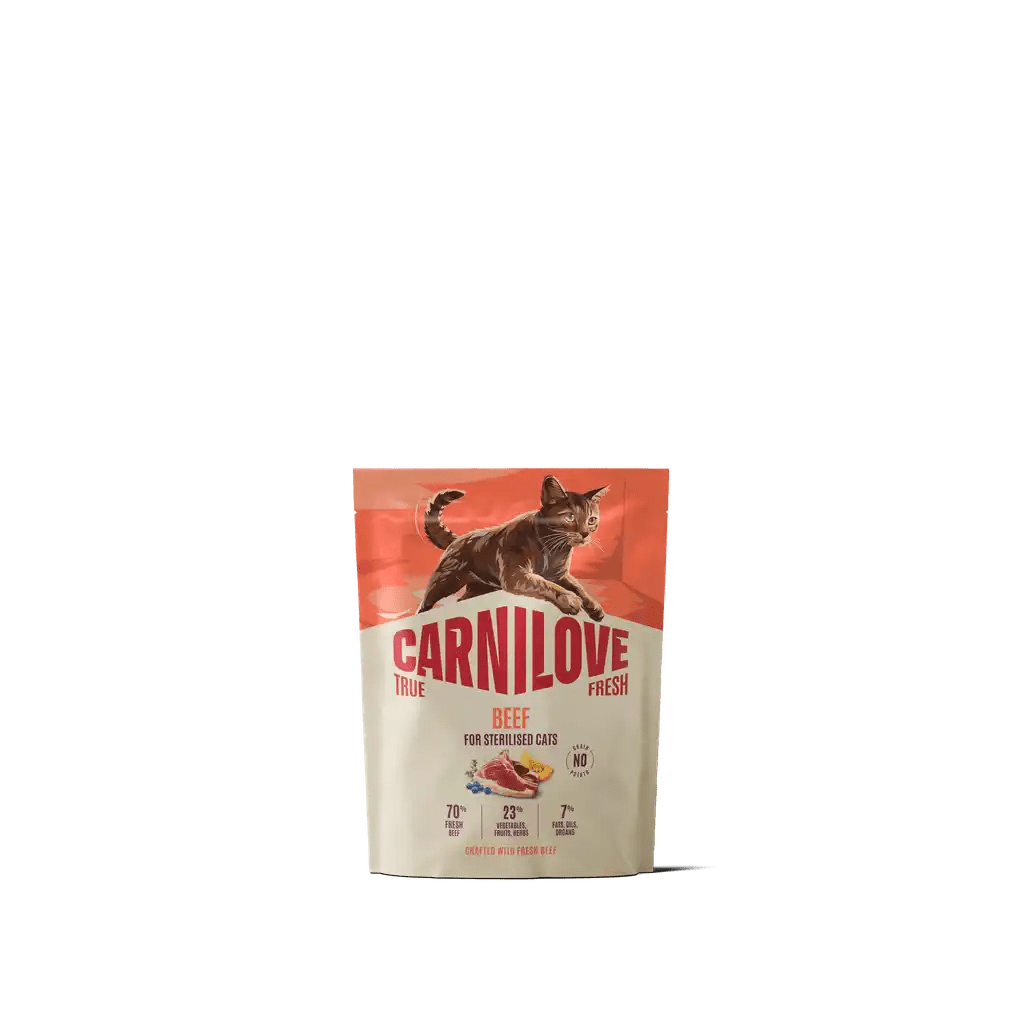 Carnilove True Fresh Cat Dry Beef for Sterilised Adult All Breeds - Handla på Gaston