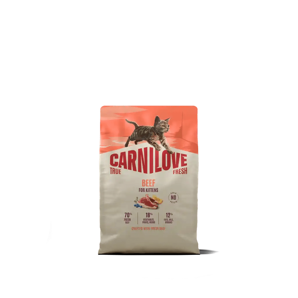 Carnilove True Fresh Cat Dry Beef for Kittens - Handla på Gaston