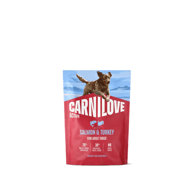 Carnilove Active Dog Dry Salmon & Turkey for Adult All Breeds - Handla på Gaston