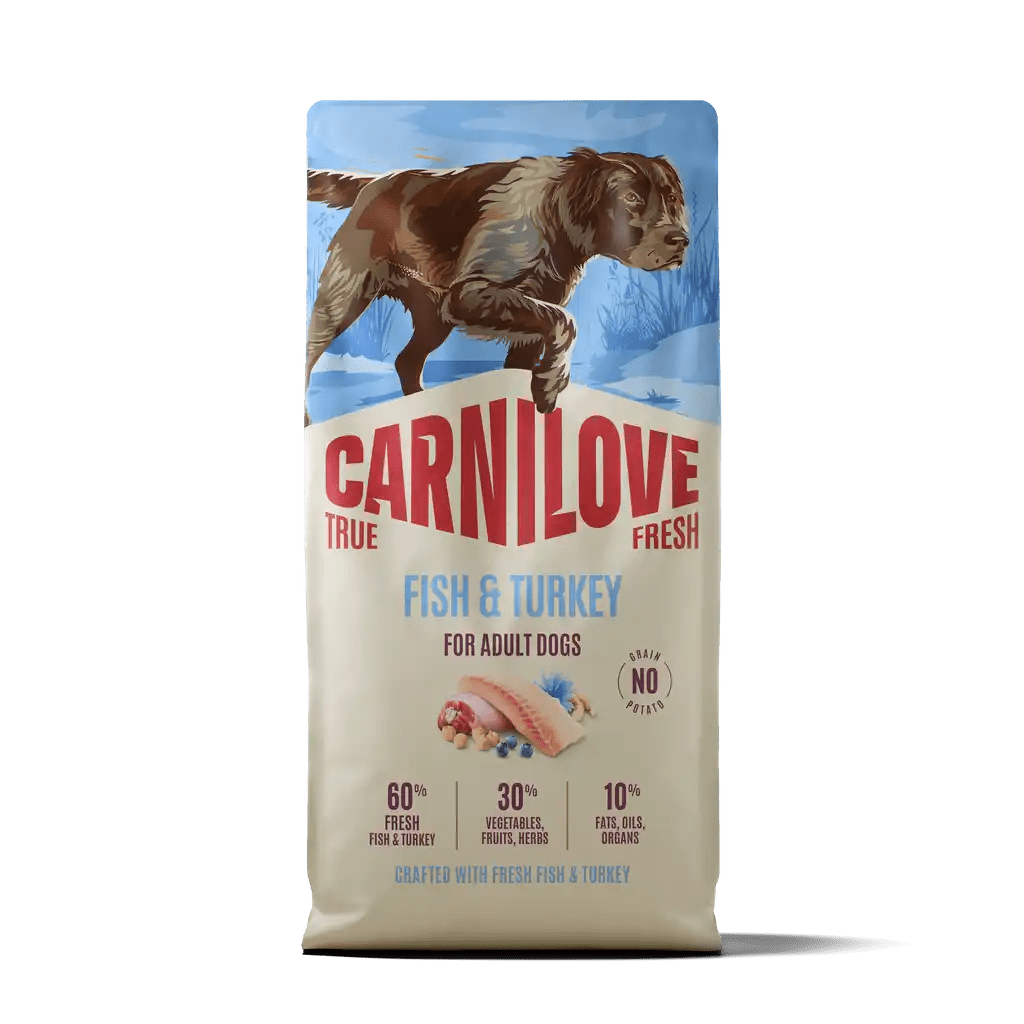 Carnilove True Fresh Dog Dry Fish & Turkey for Adult All Breeds - Handla på Gaston