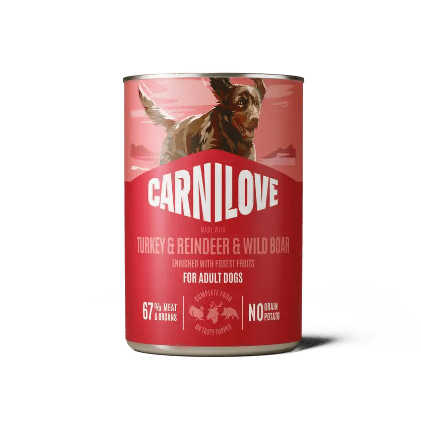 Carnilove Dog Can Paté Turkey & Reindeer & Wildboar - Handla på Gaston