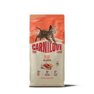 Carnilove True Fresh Cat Dry Beef for Kittens - Handla på Gaston