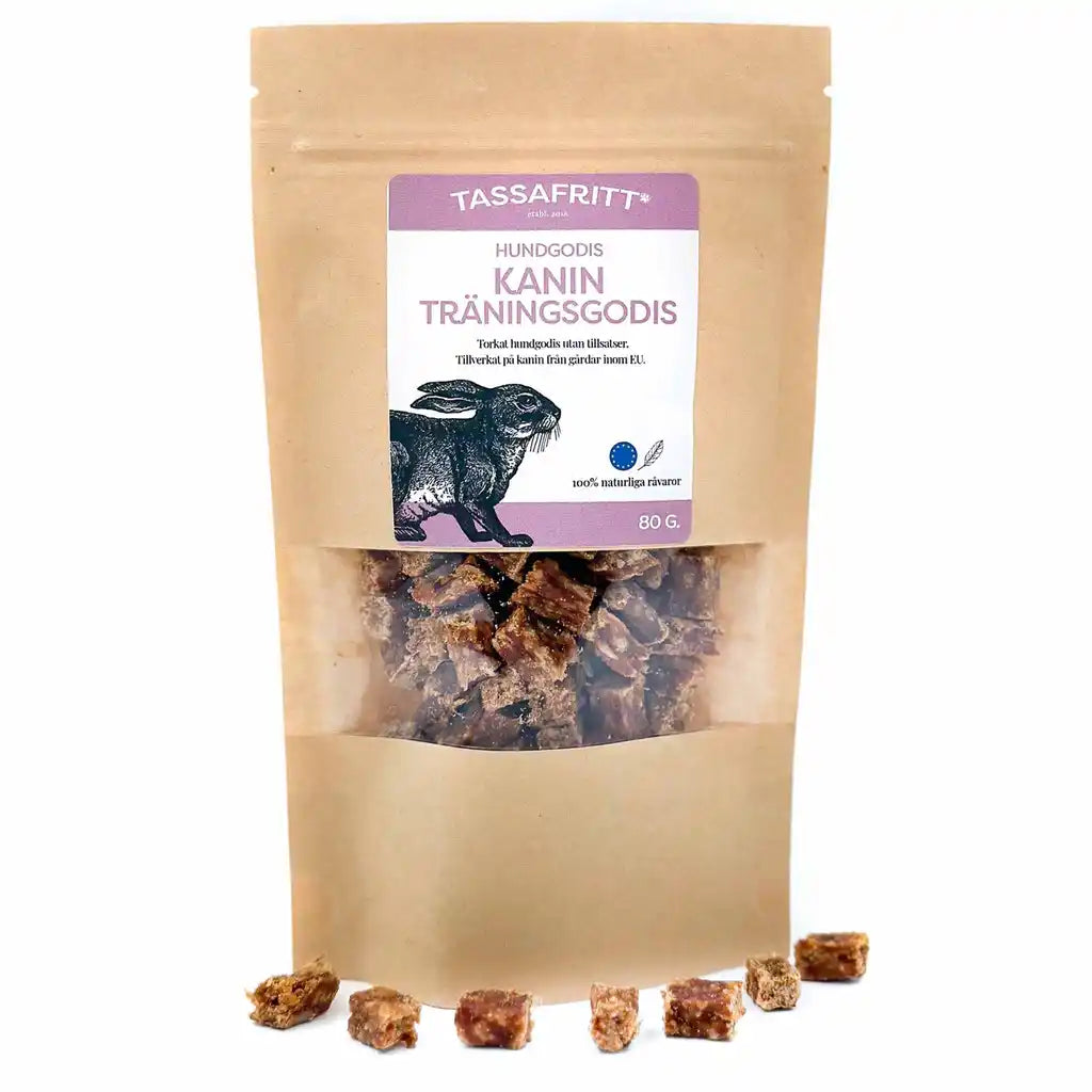 TassaFritt Kanin träningsgodis 80 gram